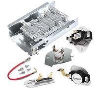EatPitaya 279838 Dryer Heating Element 3977767 3392519 279816 Dryer Heating Element Kit Thermal Fuse & 3387134 Dryer Thermostat Relacement Kit Replaces for Whirlpool & for Kenmore Clothes Dryers