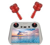 EatPitaya Controller Stick for DJI Mini 3 Pro,Metal Aluminium Joystick Thumb Replacement Rocker Ergonomic Design for DJI Mini 3 Pro RC Drone Controlle Accessories (Red)