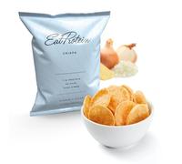 EatProtein Cheese & Onion Protein Crisps | 11.2g Protein Per Serving | Low Calorie | Gluten Free | Keto Friendly Baked Snack | High Fibre | Vegetarian Healthy Crisps Alternative