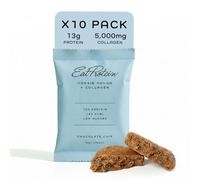 EatProtein Choc Chip Cookie Dough + Collagen | High Protein Cookie with 5000mg Hydrolysed Collagen | Low Sugar, Beauty & Wellness Snack | Energy Boost, 13g Protein | 183kcal | 10 x 50g