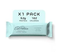 EatProtein Chocolate Coconut Protein Wafers, 9.2g Protein, Low Sugar, High Fibre, Milk Chocolate Coated, Healthy Snack for Women, 162 kcal (1 Pack, Chocolate Coconut)