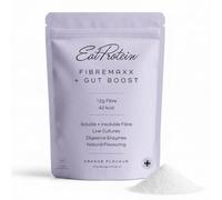 EatProtein Orange FibreMaxx + Gut Boost | Full Spectrum Fibre with Live Cultures & Digestive Enzymes | 12g Daily Fibre, Supports Gut Microbiome, Digestion & Balance | Vegan | Sugar Free | 30 Servings