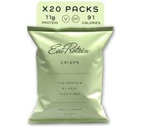 EatProtein Salt & Vinegar Protein Crisps | 20 Pack | Low Calorie | High Protein | Keto Friendly Healthy Snack | Vegetarian & Gluten Free Options | Baked Low Fat Crisps