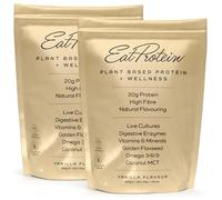 EatProtein Vegan Protein Powder Designed for Women 1200g | 20g Pea Protein with Added Vitamins, Fibre & Live Cultures | Dairy, Lactose, Gluten & Soy Free Plant Based Protein Shake | UK Made | Vanilla