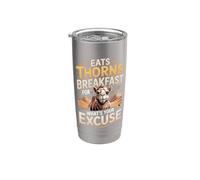 Eats Thorns for Breakfast What's Your Excuse Camel Lover Stainless Steel Insulated Tumbler