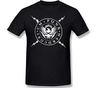 EAtsia Cm Punk Best in The World T-Shirt Black Shirt Men's Top Tee L