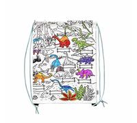 eatsleepdoodle Dinosaur Washable Colouring Backpack, 10pk Wash Out Pens