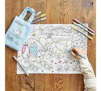 eatsleepdoodle Peter Rabbit™ Colouring Travel Placemat, 10pk Wash Out Pens
