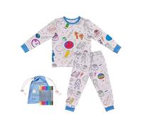 eatsleepdoodle Space Explorer Colouring Pyjamas, 10pk Wash Out Pens