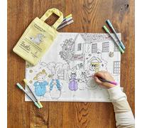 eatsleepdoodle Tom Kitten™ Colouring Travel Placemat, 10pk Wash Out Pens