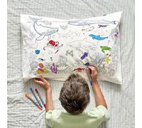eatsleepdoodle Under the Sea Colouring Pillowcase, 10pk Wash Out Pens
