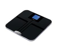 EatSmart Digital Body Fat Scale with Auto Recognition Technology, Stainless Steel, Black, 1 Count (Pack of 1)