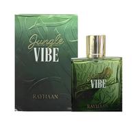 Eau de parfum Rayhaan Jungle Vibe, bouteille verte, 100 ml