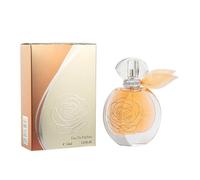 Eau De Parfum Spray, Natural Perfume Oil with Floral, Romantic and Sweet Perfume for Women, Romance and Tenderness Fragrance, The Best Gift for Girls (Gold)