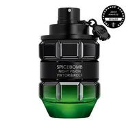 Eau de Toilette Spray 50ml Black & Green Glass Bottle Woody Spicy Intense Aroma