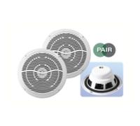 EAUDIO 6.5" Ceiling Speaker Moisture Resistant 4 Ohm in White EAUDIO White