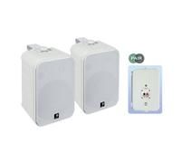 EAUDIO 6.5" Minibox Speaker 200W in White EAUDIO White