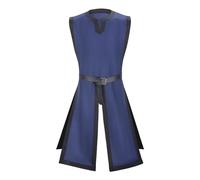 Eauptffy Medieval Knight Costume Templar Knight Crusader Viking Tunic Temple Carnival LARP Cosplay Weapon Skirt Halloween Costume Victorian Viking Gothic Tunic