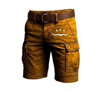 Eauptffy Work Shorts for Men Gothic Cargo Shorts Cargo Shorts Sport Summer Sports Shorts Comfortable Outdoor Running Shorts Summer Trousers Leisure Hunting Trousers Vintage Look Hiking Trousers