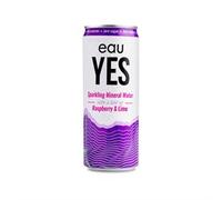 eauYES Sparkling Mineral Water eauYES Raspberry & Lime Sparkling Mineral Water 330ml
