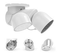 Eave Mount for Google Nest Cam with Floodlight and Nest Cam Outdoor Wired, ABS Outdoor Camera Mount Bracket with Protective Cover, Stable and Durable Eave Mount for Enhanced Security