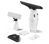 Eave Window Vac Kit, Upgraded Cordless Window Vacuum Cleaner with 17cm & 28cm Suction Nozzles