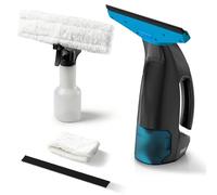 EAVE Window Vac Set - Handheld Window Vacuum with 45min Operating Time, Electric Window Cleaner with 200ml Water Tank & 2 Microfibre Cloths & 2 Blades, for Cleaning Window Condensation, WC03(BL)