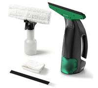 EAVE Window Vac Set - Handheld Window Vacuum with 45min Operating Time, Electric Window Cleaner with 200ml Water Tank & 2 Microfibre Cloths & 2 Blades, for Cleaning Window Condensation, WC03(GN)