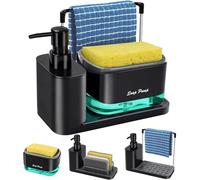 Eavida Soap Dispenser Set, Black