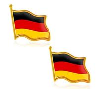 EAVUYIS Lapel Pins, 2 x Germany Badges, Germany Pin, Flag Pin