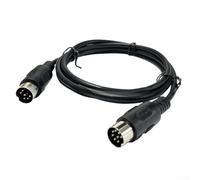 Eawfgtuw 1.5m 8-Pin DIN Male to Male Extension Cable for MIDI, Audio, Video and Communication Systems