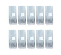 Eawfgtuw 10 Packs Mushroom Grow Bags with Filter Patch for High Yield Cultivation, PP Material Moisture Retention Bags for Gourmet and Medicinal Mushrooms, Various Sizes(32 * 65 * 6)