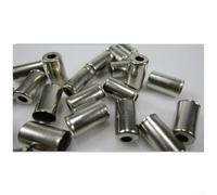 Eawfgtuw 100Pcs For Bike Cable End For 4mm/5mm, For Brake Shifter Gear Wire Ferrules and Crimps, ABS Metal Look Endcaps for Road and Mountain Bikes, Silver(100PCS 5MM)