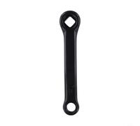 Eawfgtuw 127mm Exercise For Bike Crank Iron Square Hole 13x13mm Left Right Arm for Indoor Cycling Fitness For Replacement Part Black(right crank)