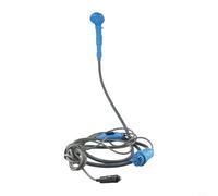 Eawfgtuw 12V DC Portable Camping Shower System With Electric Pump 2M Hose 4M Cable Adjustable Pressure Car Wash With Storage Bag Shower Head Bracket