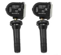 Eawfgtuw 13506028 TPMS Tire Pressure Monitor Sensor for Opel For Adam For Ampera For Antara For Corsa 2006-2017 High-Quality ABS Black OEM Replacement(2PCS)