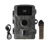 Eawfgtuw 16MP Trail Camera 1080P Hunting Game Camera with NightVision 0.8s Trigger Speed 90° PIR Angle IP66 Waterproof for Wildlife Observation Home Security