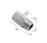 Eawfgtuw 1PC Drill Sleeve Bushing Set for M14 Dowelling Jig, 4-10mm Wood Drilling Guide Locator with 7 Sizes, Stainless Steel Hole Punch Tool(10mm)