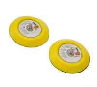 Eawfgtuw 2 Pack 75mm Sanding Polishing Backing Pad with M6 Thread for Air Sander, Hook and Loop, 12000 RPM Max, Rubber and Metal Construction, Compatible with DA Power Tools