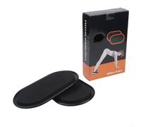 Eawfgtuw 2 Pack Pilates Slider Discs Dual-Sided Core Sliders for Hardwood Floors and Carpet, Gliding Discs for Full Body Workout Yoga For Home Gym Fitness Equipment Blue(Black)