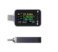 Eawfgtuw 240W USB-C Power Detection Instrument with Real-Time Voltage, Current and Charging Performance Monitoring, 1.14-Inch IPS Color Display, Compact
