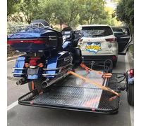 Eawfgtuw 2M Lashing Strap with Cam Buckle, Nylon Quick Release Cargo Tie Down for Luggage, Motorcycle, for ATV, Trailer - 250 LBS Load Capacity, Polyester Webbing (Black)(Orange)