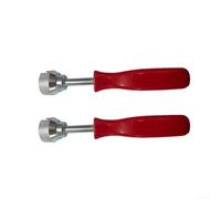 Eawfgtuw 2Pcs Auto Drum Brake Repair Installation Tool Spring Compressor Washer Shoe Remover for Cars Motorcycles Trucks Steel 145mm Red Brake Washer Compressor
