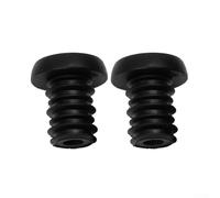 Eawfgtuw 2pcs Bar End for Mountain For Bike, Folding Road For Handlebar For, Anti-Slip TPEE Grip Ends, For Firm Handle Bar Accessories - Black