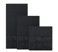 Eawfgtuw 3-Pack Neoprene For Bike Frame Protector Set, S/M/L For Chainstay Guard Scratch Shield for Mountain Road Electric Kids Folding Bikes, 3mm Thick Black Frame Covers with