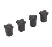 Eawfgtuw 4 Pack Camping Chair Leg For, Rubber Foot Covers for Folding Tables & Moon Chairs, 13mm Inner Diameter Anti-Sink Glides to Protect Grass and Mud, Black