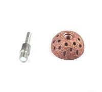 Eawfgtuw 42mm 55mm Tire Grinding Head Rasp Buffer Ball Alloy Tyre Repair Hand Tool Buffing Wheel with Linking Rod for Pneumatic Grinder Vehicle Tire Maintenance (42mm)