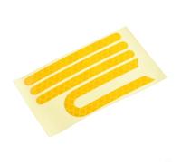 Eawfgtuw 4Pcs Electric Scooter Reflective Stickers for Xiaomi For Pro, High Visibility Safety Decals Tape Strips for Night Riding, PVC Strip Kit Red Blue Black Orange(Orange)