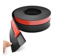 Eawfgtuw 5m Weatherproof Garage Door Seal Strip Rubber Draft Excluder for Door Frame and Warehouse Roller Shutter, Insulation Gap Blocker to Prevent Water Dust Wind (Black 5M)