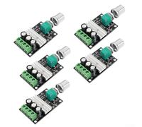 Eawfgtuw 5Pcs DC Motor Speed Controller for Model Railway, 6V-28V 3A Compact Speed Regulator with Switch
